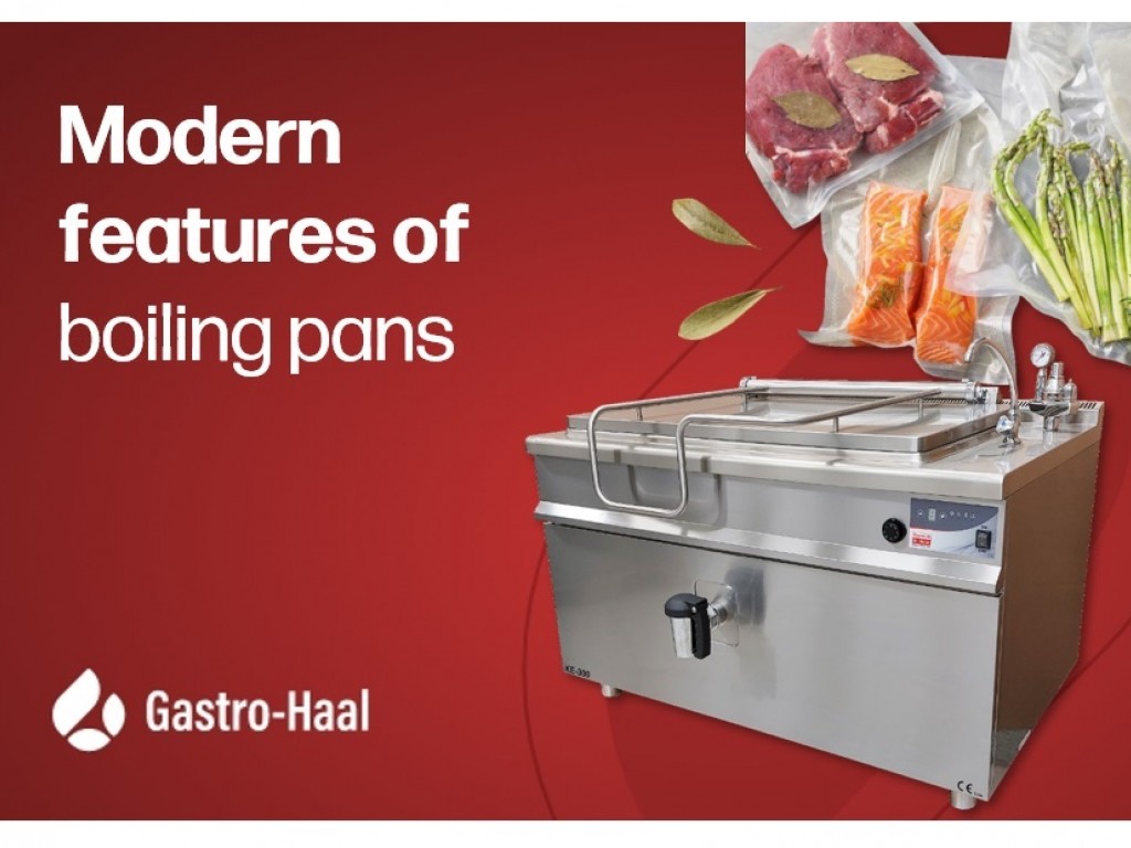 Discover the modern features of Gastro-Haal boiling pans